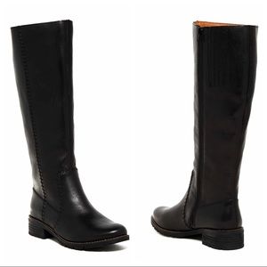Sofft 9.5 Adabelle Knee High Black Leather Boot
